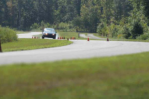 ORT off road driving showing car on track